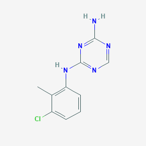 N-(3-chloro-2-methylphenyl)-1,3,5-triazine-2,4-diamine