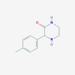 molecular formula C11H14N2O B127650 3-(4-Methylphenyl)piperazin-2-one CAS No. 157977-91-8