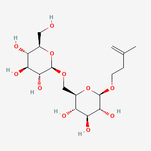 molecular formula C17H30O11 B12765012 Nonioside A CAS No. 291293-51-1