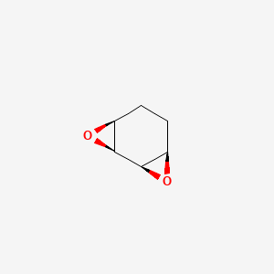 molecular formula C6H8O2 B12765046 1,2,3,4-Diepoxycyclohexane, cis- CAS No. 74643-89-3