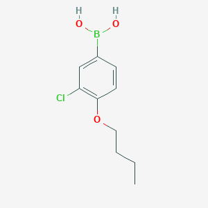 molecular formula C10H14BClO3 B1276505 4-Butoxy-3-chlorophenylboronic acid CAS No. 480438-55-9