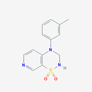 molecular formula C13H13N3O2S B12765084 Vkt22vrg3H CAS No. 947327-54-0
