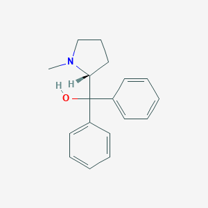 molecular formula C18H21NO B127651 (R)-(-)-2-[Hydroxy(diphenyl)methyl]-1-methylpyrrolidine CAS No. 144119-12-0