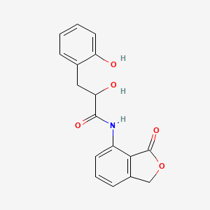 molecular formula C17H15NO5 B12765187 Xte32xdx7N CAS No. 706808-89-1