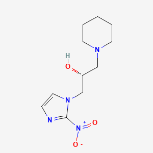 molecular formula C11H18N4O3 B12765293 Pimonidazole, (R)- CAS No. 197861-11-3