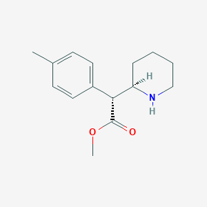 molecular formula C15H21NO2 B12765318 Erythro-4-methylmethylphenidate CAS No. 210776-67-3