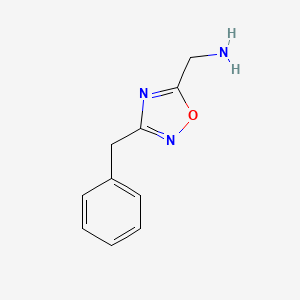 (3-Benzyl-1,2,4-oxadiazol-5-yl)methanamine