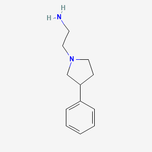 2-(3-Phenylpyrrolidin-1-yl)ethanamine