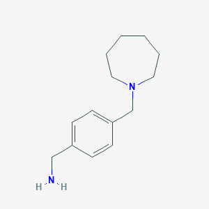 4-Azepan-1-ylmethyl-benzylamine