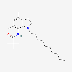 molecular formula C25H42N2O B12765440 Mte2wlf3A4 CAS No. 288462-23-7