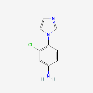 3-chloro-4-(1H-imidazol-1-yl)aniline
