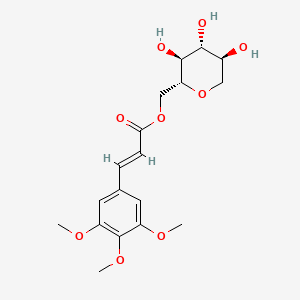 molecular formula C18H24O9 B12765627 Tenuifoliside D CAS No. 139726-38-8