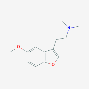 molecular formula C13H17NO2 B127658 2-(5-Methoxybenzofuran-3-yl)-N,N-dimethylethanamine CAS No. 140853-58-3