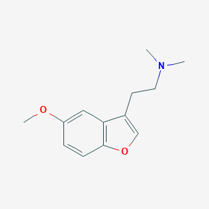 molecular formula C13H17NO2 B127658 N,N-Dimethyl-2-(5-methoxybenzofuran-3-yl)ethanamine CAS No. 140853-58-3