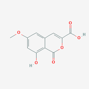 6-Methoxy-8-hydroxyisocoumarin-3-carboxylic acid
