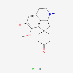 molecular formula C19H22ClNO3 B12765952 Pronuciferine hydrochloride CAS No. 1862-43-7