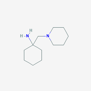 molecular formula C12H24N2 B1276598 1-(哌啶-1-基甲基)环己胺 CAS No. 220137-70-2