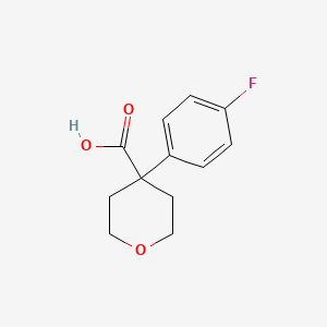 4-(4-Fluorophenyl)tetrahydro-2H-pyran-4-carboxylic acid