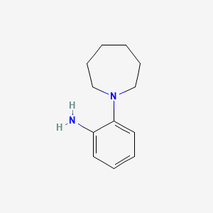 molecular formula C12H18N2 B1276607 2-(氮杂环己-1-基)苯胺 CAS No. 51627-46-4