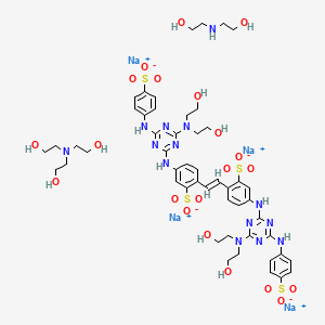 molecular formula C50H66N14Na4O21S4 B12766102 Einecs 302-426-5 CAS No. 94108-89-1