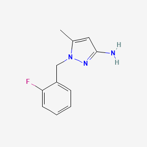1-(2-fluorobenzyl)-5-methyl-1H-pyrazol-3-amine