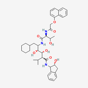 molecular formula C40H53N3O8 B12766136 Noa-Thr-CVD-Ahi CAS No. 146363-86-2