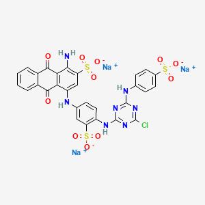 molecular formula C29H17ClN7Na3O11S3 B1276624 Blue FPG-A 