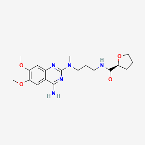 molecular formula C19H27N5O4 B1276625 Alfuzosin, (S)- CAS No. 123739-70-8
