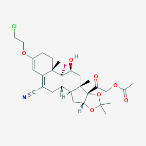 molecular formula C29H37ClFNO7 B127663 Cicortonide CAS No. 19705-61-4
