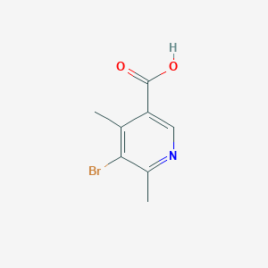 molecular formula C8H8BrNO2 B1276632 5-Bromo-4,6-dimethylpyridine-3-carboxylic acid CAS No. 93350-01-7