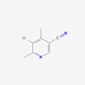 molecular formula C8H7BrN2 B1276634 5-Bromo-4,6-dimethylnicotinonitrile CAS No. 63644-86-0