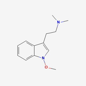 molecular formula C13H18N2O B12766392 Lespedamine CAS No. 4335-93-7