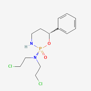 molecular formula C13H19Cl2N2O2P B12766571 cis-6-Phenylcyclophosphamide CAS No. 136185-85-8