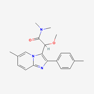 molecular formula C20H23N3O2 B12766663 U4NC997Egg CAS No. 329744-21-0