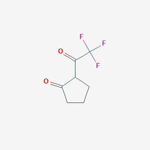 molecular formula C7H7F3O2 B1276667 2-(Trifluoroacetyl)cyclopentanone CAS No. 361-73-9