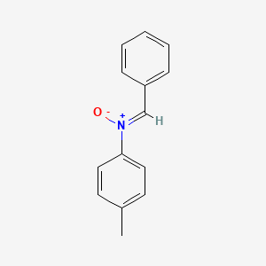 molecular formula C14H13NO B12766687 Nitrone, alpha-phenyl-N-p-tolyl- CAS No. 19064-77-8