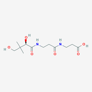 molecular formula C12H22N2O6 B12766715 N-D-Pantothenoyl-beta-Alanine CAS No. 897045-90-8