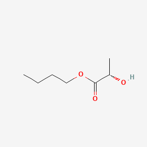 B1276674 Propanoic acid, 2-hydroxy-, butyl ester, (2S)- CAS No. 34451-19-9