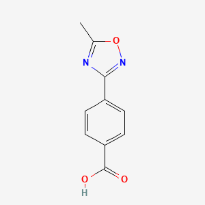 molecular formula C10H8N2O3 B1276675 4-(5-Methyl-1,2,4-oxadiazol-3-yl)benzoic acid CAS No. 95124-68-8