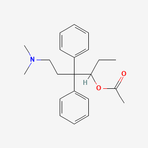 molecular formula C22H29NO2 B12766791 alpha-dl-Noracetylmethadol CAS No. 50512-73-7