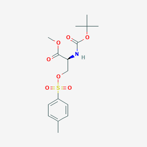molecular formula C16H23NO7S B1276680 Boc-Ser(Tos)-OMe CAS No. 56926-94-4