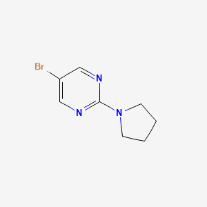 molecular formula C8H10BrN3 B1276686 5-Bromo-2-(pyrrolidin-1-yl)pyrimidine CAS No. 446286-61-9