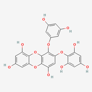 molecular formula C24H16O12 B12766860 2-Phloroeckol CAS No. 89444-89-3