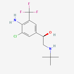 molecular formula C13H18ClF3N2O B12766891 (R)-Mabuterol CAS No. 56707-26-7