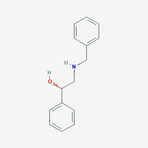 molecular formula C15H17NO B1276697 (S)-(+)-2-Benzylamino-1-phenylethanol CAS No. 51096-49-2