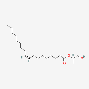 molecular formula C21H40O3 B12766996 Propylene glycol 2-oleate CAS No. 364367-80-6