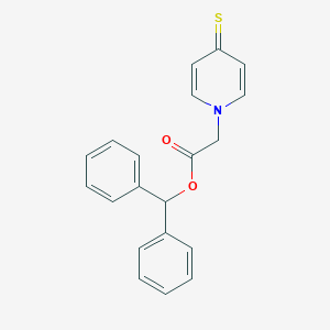 Benzhydryl 2-(4-sulfanylidenepyridin-1-yl)acetate