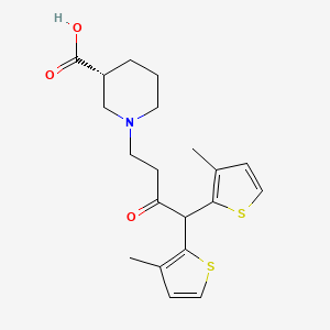 molecular formula C20H25NO3S2 B12767097 MC43S5Gxn2 CAS No. 161014-55-7