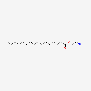 molecular formula C20H41NO2 B12767131 Dimethylaminoethyl palmitate CAS No. 40817-19-4