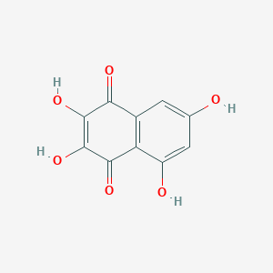 molecular formula C10H6O6 B12767197 2,3,5,7-Tetrahydroxy-1,4-naphthalenedione CAS No. 604-46-6